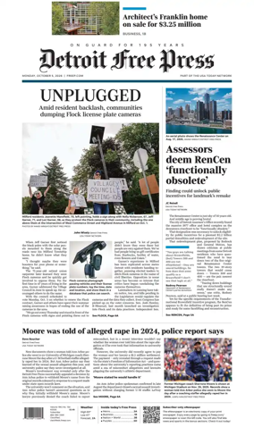 Cover of Detroit Free Press