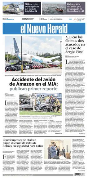 Cover of El Nuevo Herald