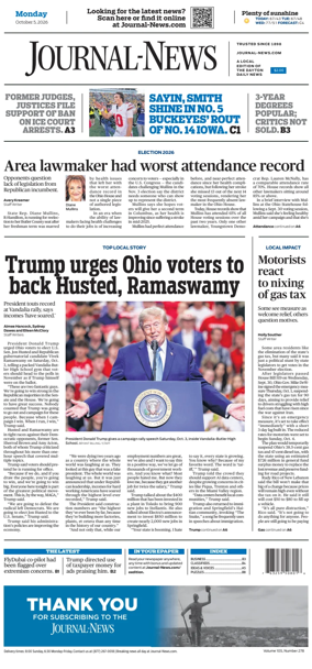 Cover of Hamilton Journal News