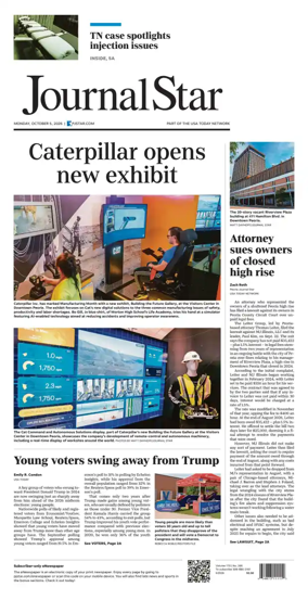 Cover of Journal Star (Peoria)