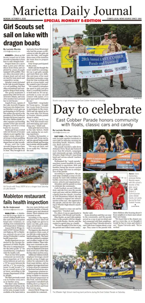 Cover of Marietta Daily Journal