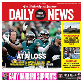 Cover of Philadelphia Daily News