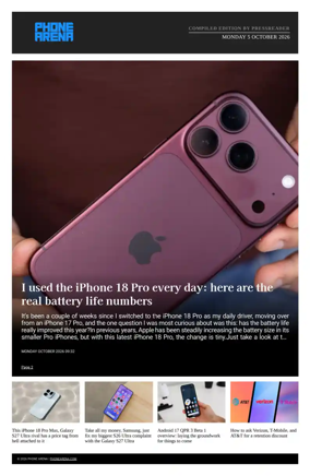 Cover of Phone Arena - Compiled Edition