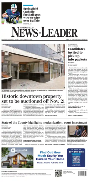 Cover of Springfield News-Leader