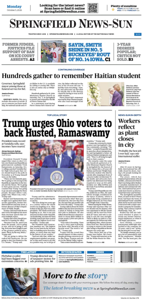 Cover of Springfield News-Sun