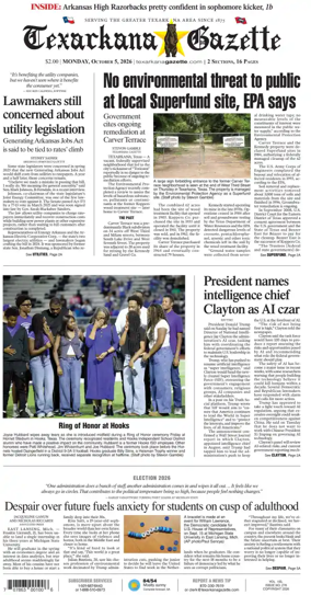 Cover of Texarkana Gazette