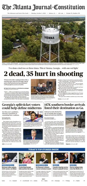Cover of The Atlanta Journal-Constitution