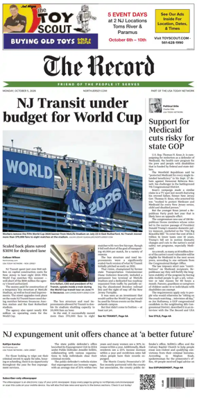 Cover of The Bergen Record