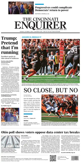 Cover of The Cincinnati Enquirer