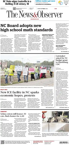 Cover of The News & Observer