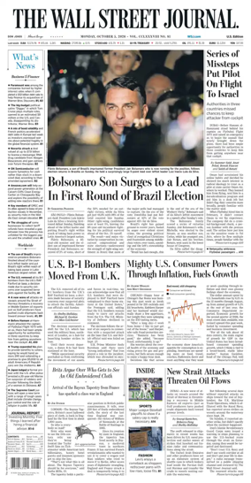 Cover of The Wall Street Journal