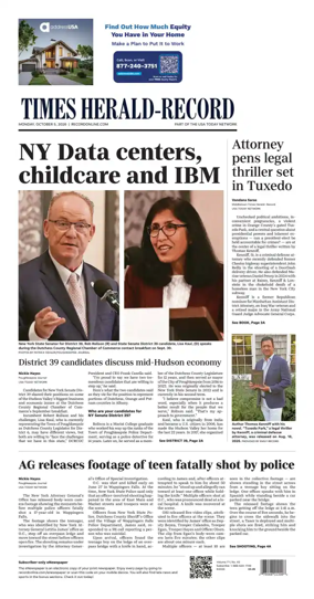 Cover of Times Herald-Record