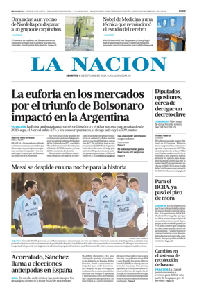 Cover of La Nacion