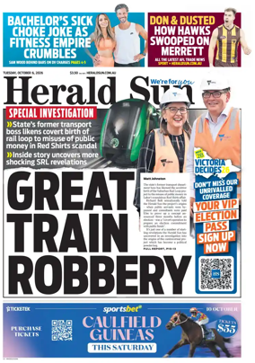 Cover of Herald Sun