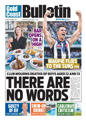 Cover of The Gold Coast Bulletin