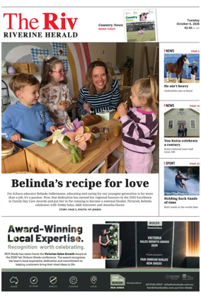 Cover of The Riverine Herald