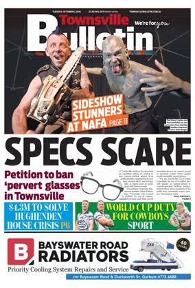 Cover of Townsville Bulletin