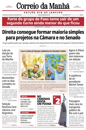 Cover of Jornal Correio da Manha
