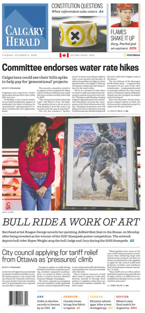 Cover of Calgary Herald