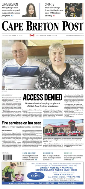 Cover of Cape Breton Post
