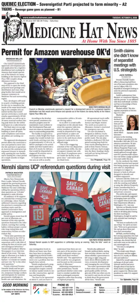 Cover of Medicine Hat News
