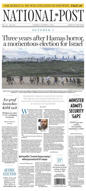 Cover of National Post - (Latest Edition)