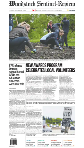 Cover of Sentinel-Review (Woodstock)