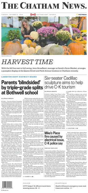 Cover of The Chatham Daily News