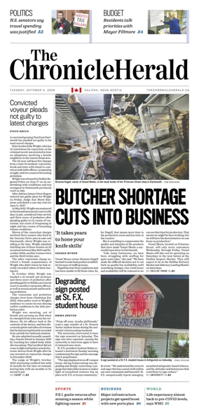 Cover of The Chronicle Herald (Metro)