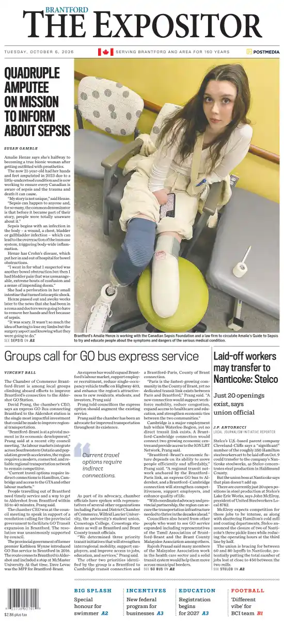 Cover of The Expositor (Brantford)