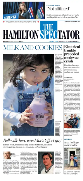 Cover of The Hamilton Spectator