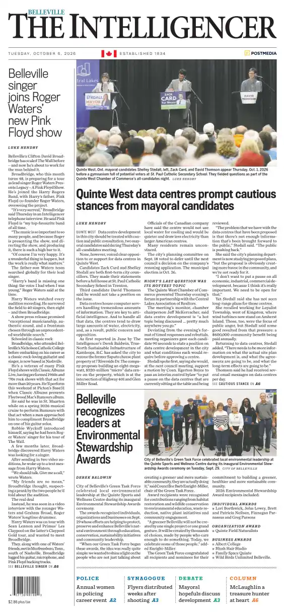Cover of The Intelligencer (Belleville)