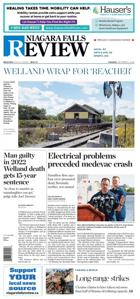Cover of The Niagara Falls Review