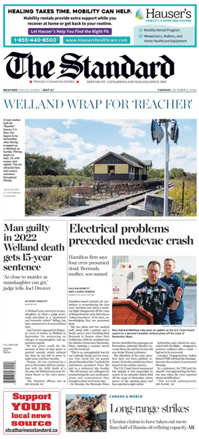 Cover of The Standard (St. Catharines)
