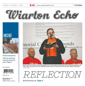 Cover of Wiarton Echo