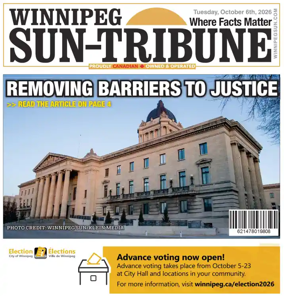 Cover of Winnipeg Sun