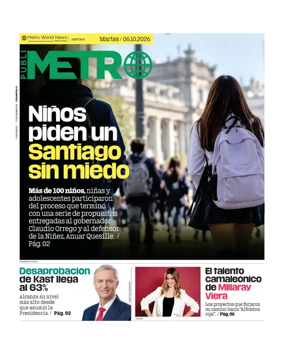 Cover of Publimetro Chile