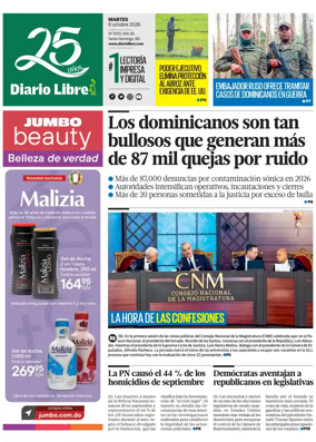 Cover of Diario Libre (Republica Dominicana)