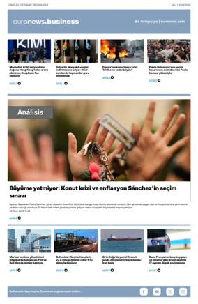 Cover of Euronews Business (Turkish) Compiled Editions