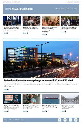 Cover of Euronews Business