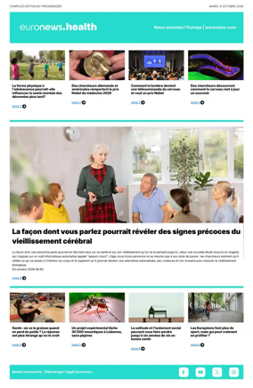 Cover of Euronews Health (French)