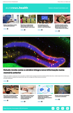 Cover of Euronews Health (Portuguese)