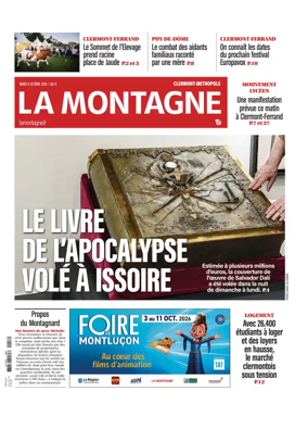 Cover of La Montagne (Clermont-Metropole)