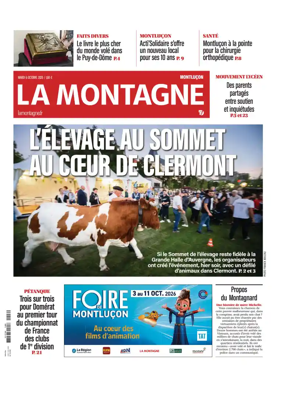 Cover of La Montagne (Montlucon)