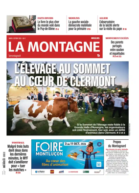 Cover of La Montagne (Moulins)