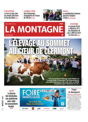 Cover of La Montagne (Vichy)