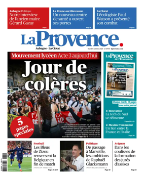Cover of La Provence Aubagne-La Ciotat
