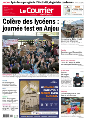 Cover of Le Courrier de l’Ouest (Saumur)