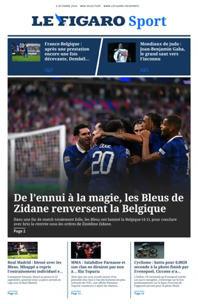 Cover of Le Figaro Sport