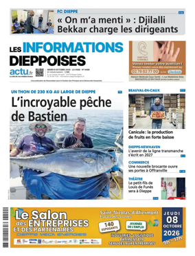 Cover of Les Informations Dieppoises